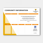 Community Information Board